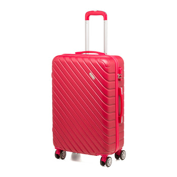 Trolley medio rosso in ABS Govago, Valigie, SKU o912000317, Immagine 0